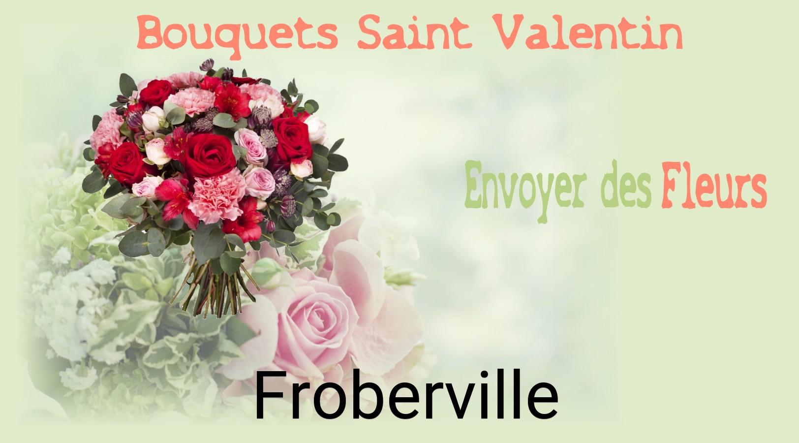 Roses de Saint-Valentin livrées à Froberville